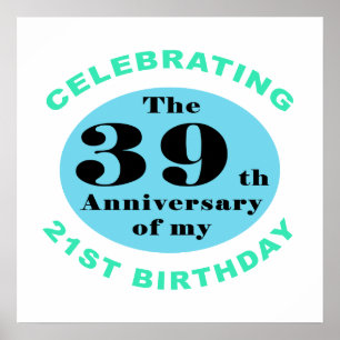 60th Birthday Humour Poster