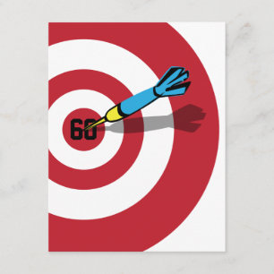 60th Birthday Invitations - Target Bullseye