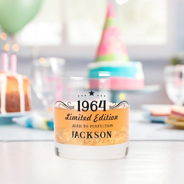 60th Birthday Limited Edition 1964 Whiskey Glass (Insitu (Birthday))