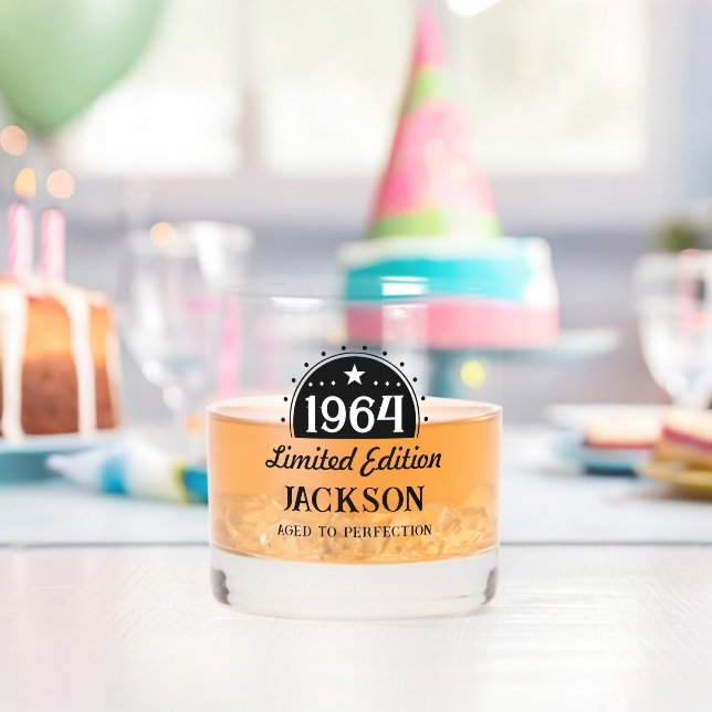 60th Birthday Limited Perfection 1964 Whiskey Glass (Insitu (Birthday))
