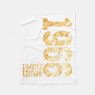 60th Birthday Man Woman 60 Years Decoration 1966 Fleece Blanket