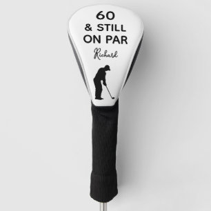 60th Birthday Men Golfer Funny Custom Golf Head Cover