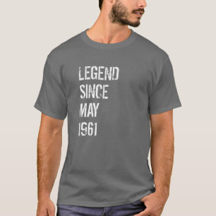 60Th Birthday Men Women Born May 1961 T-Shirt
