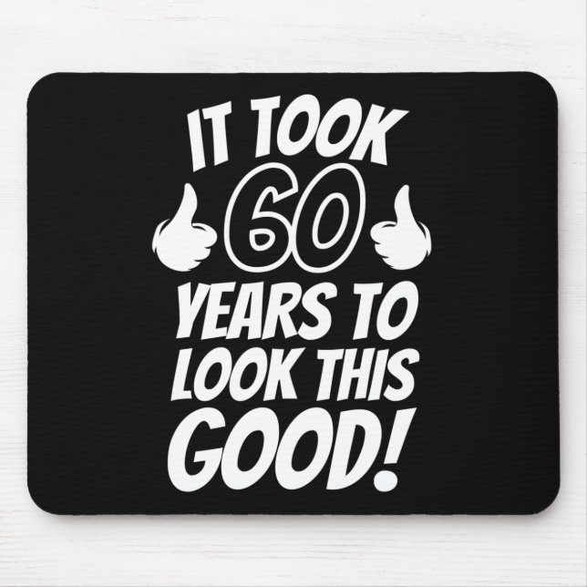 60th Birthday Mouse Mat (Front)