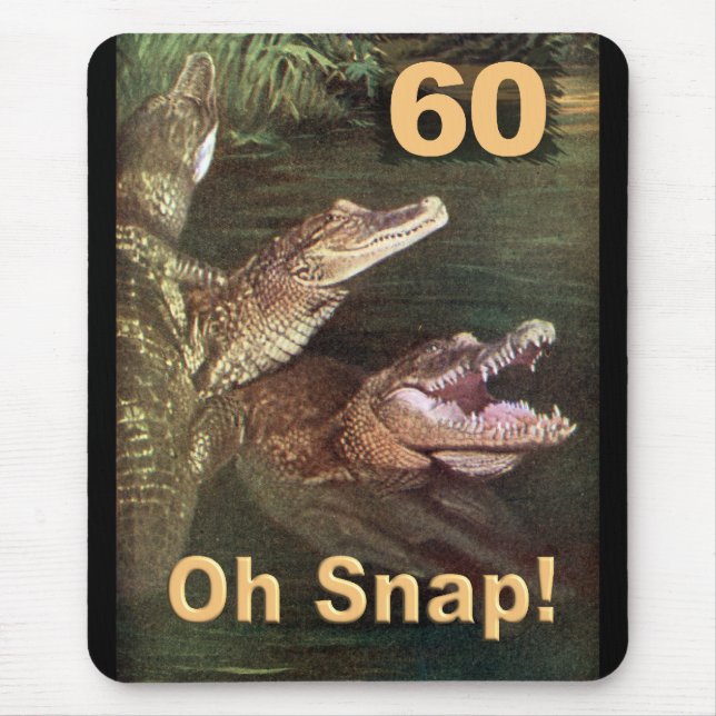 60th Birthday Mouse Mat (Front)