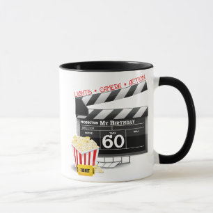 60th Birthday Movie Theme Mug