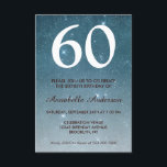 60th Birthday Navy Blue Celestial Sky Star Sparkle Invitation<br><div class="desc">Celebrate your birthday celebration with this Glam Stylish Navy Blue Night Sky Midnight Stars Galaxy Celestial Cosmos Sparkle Birthday Card Invitation.</div>