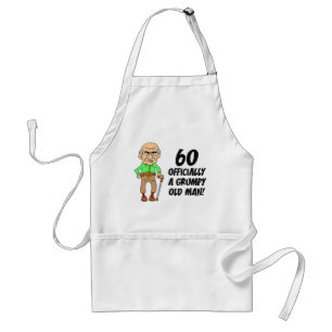 60th Birthday Officially Grumpy Old Man Standard Apron
