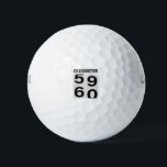 60th Birthday OLDOMETER Golf Balls<br><div class="desc">Happy 60th Birthday! The OLDOMETER is a funny design for anyone turning the big six - zero.</div>
