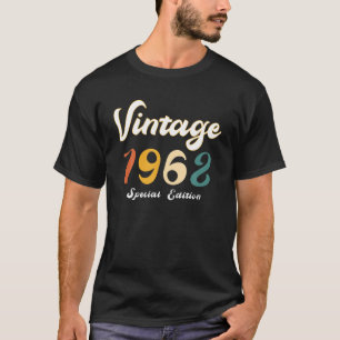 60Th Birthday Party Gifts 60 Old 1962 Her Him Vint T-Shirt