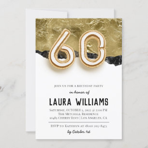 60th Birthday Party Invitation