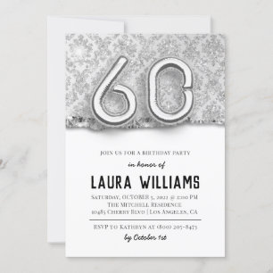 60th Birthday Party Invitation