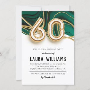 60th Birthday Party Invitation