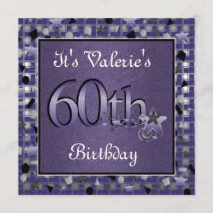 60th Birthday Party Invitation