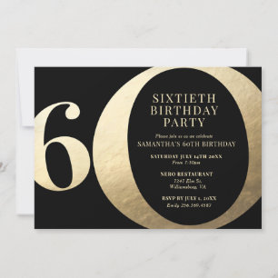 60th Birthday Party Invitation