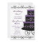 60th Birthday Party Invitations In Purple Swirl