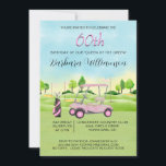 60th Birthday Party Lady Golfer Theme Invitation<br><div class="desc">This festive and colourful 60th Birthday Party Invitation (which can easily be changed to accommodate any age) has a Golf theme and it's perfect for that Golf Gal in your life. Much to personalise to make appropriate for your own event. We have all the ingredients to make it a special...</div>