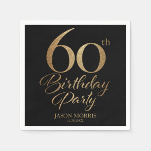 60th Birthday Party Napkin