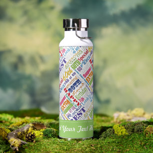 60th Birthday Party Personalised Gifts Water Bottle