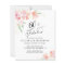 60th Birthday Party Pink Floral Invitation