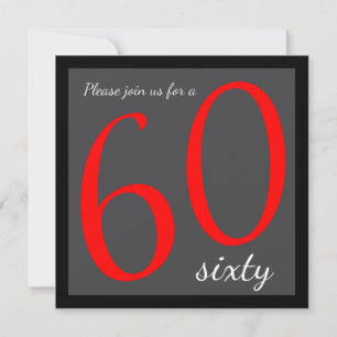 60th Birthday Party    Template