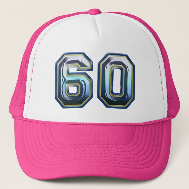 60th Birthday Party Trucker Hat (Front)