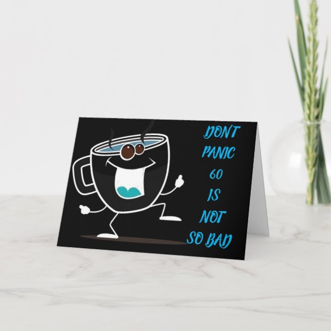 **60th BIRTHDAY** PARTY YOU EARNED IT! Card (Front)