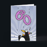 60th Birthday - Penguin Surprise Card<br><div class="desc">Surprise anyone turning 60 years old with this humourous birthday card!</div>