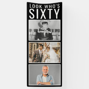 60th Birthday Photo Banner