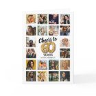 60th Birthday Photo Collage Card