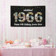 60th Birthday Photo Collage Established 1966