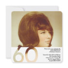 60th Birthday Photo Invitation - 5.25 x 5.25