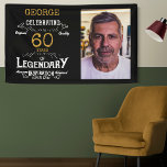 60th Birthday Photo Template Legendary Banner<br><div class="desc">Photo template any year "Original Quality Legendary Inspiration" banner for that special person. Add the photo and name as desired in the template fields creating a unique birthday celebration gift. Team this up with the matching gifts,  party accessories,  and clothing available in our store www.zazzle.com/store/thecelebrationstore</div>