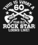 60th Birthday Rock Star T-shirt - 25.65 60th Birthday Rock Star T-shirt