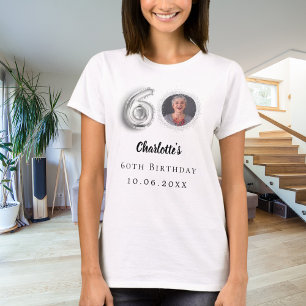 60th birthday silver photo T-Shirt