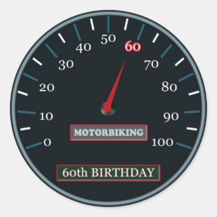 60th Birthday Sticker