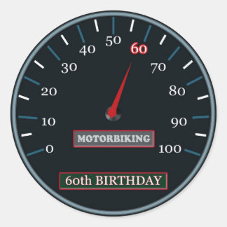 60th Birthday Sticker