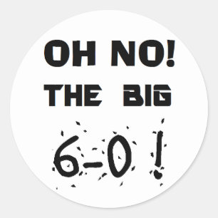 "60th Birthday" Stickers