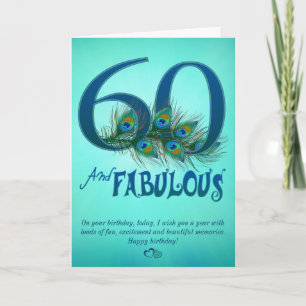 60th Birthday template Cards