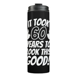 60th Birthday Thermal Tumbler