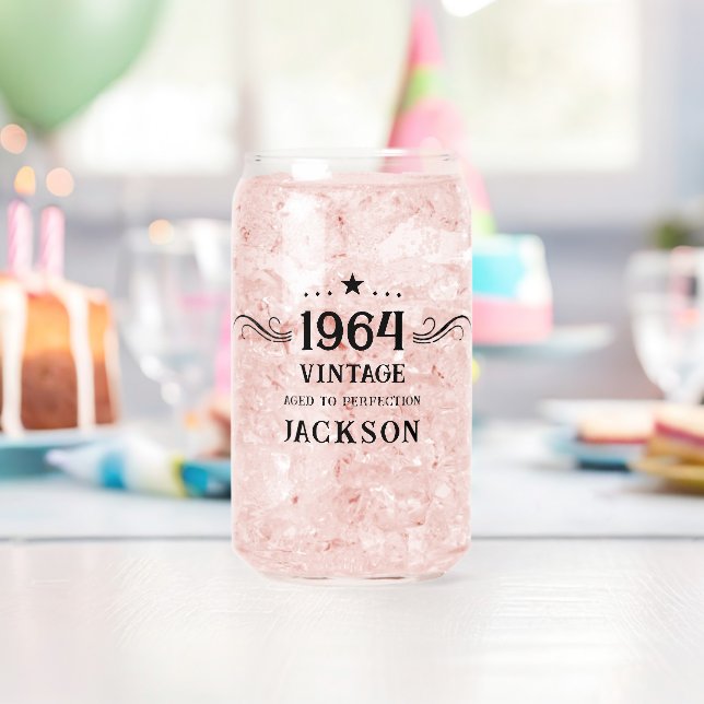 60th Birthday Vintage 1964  Can Glass (Insitu (Birthday))
