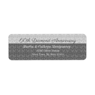 60th Diamond Anniversary Damask Address