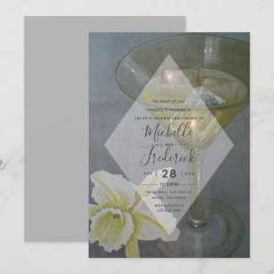 60th Diamond Anniversary Party Invitation
