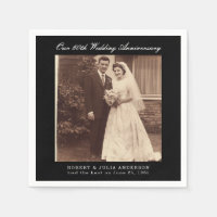 60th Diamond Wedding Anniversary Custom Photo