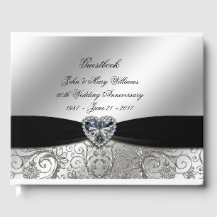 60th Diamond Wedding Anniversary Guestbook