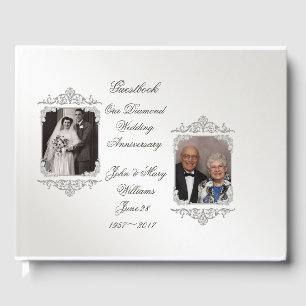 60th Diamond Wedding Anniversary Photo Guestbook