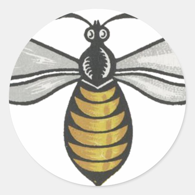 60th Division Bee Classic Round Sticker (Front)