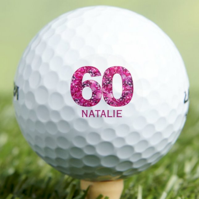 60th Gift for Daughter – Pink Number Ball (Creator Uploaded)