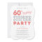 60th Surprise Birthday Invitations