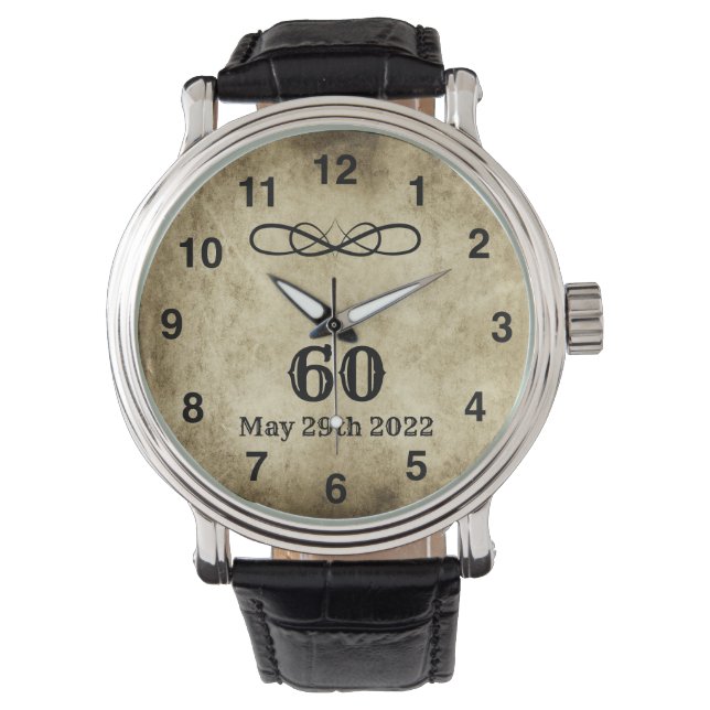 60TH Vintage Look Watch (Front)